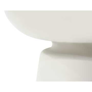 Elementi Home - Kylix Side Table - Cream White