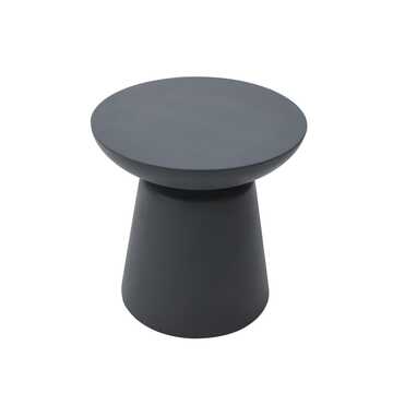 Elementi Home - Kylix Side Table - Slate Black