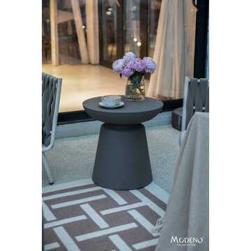 Elementi Home - Kylix Side Table - Slate Black