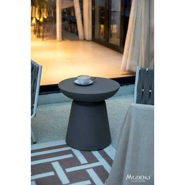 Elementi Home - Kylix Side Table - Slate Black