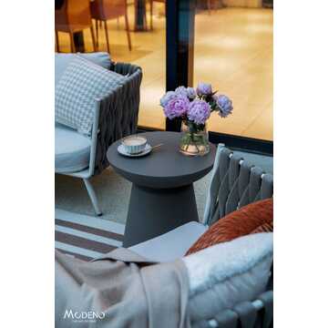 Elementi Home - Kylix Side Table - Slate Black