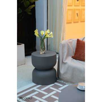 Elementi Home - Chronos Side Table - Slate Black