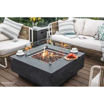 Manhattan Fire Table - Dark Gray