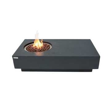 Metropolis Fire Table - Dark Gray