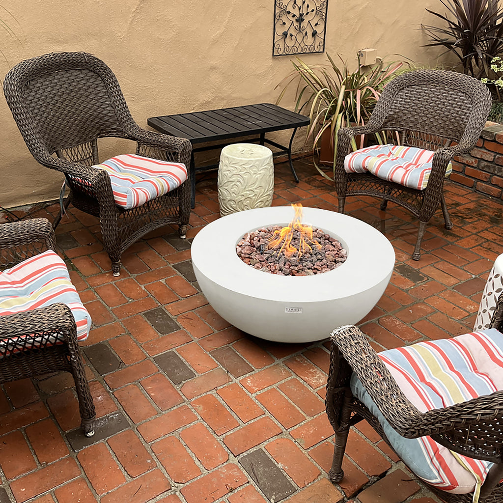 Elementi - Bol lunaire - Blanc crème - Gaz naturel 