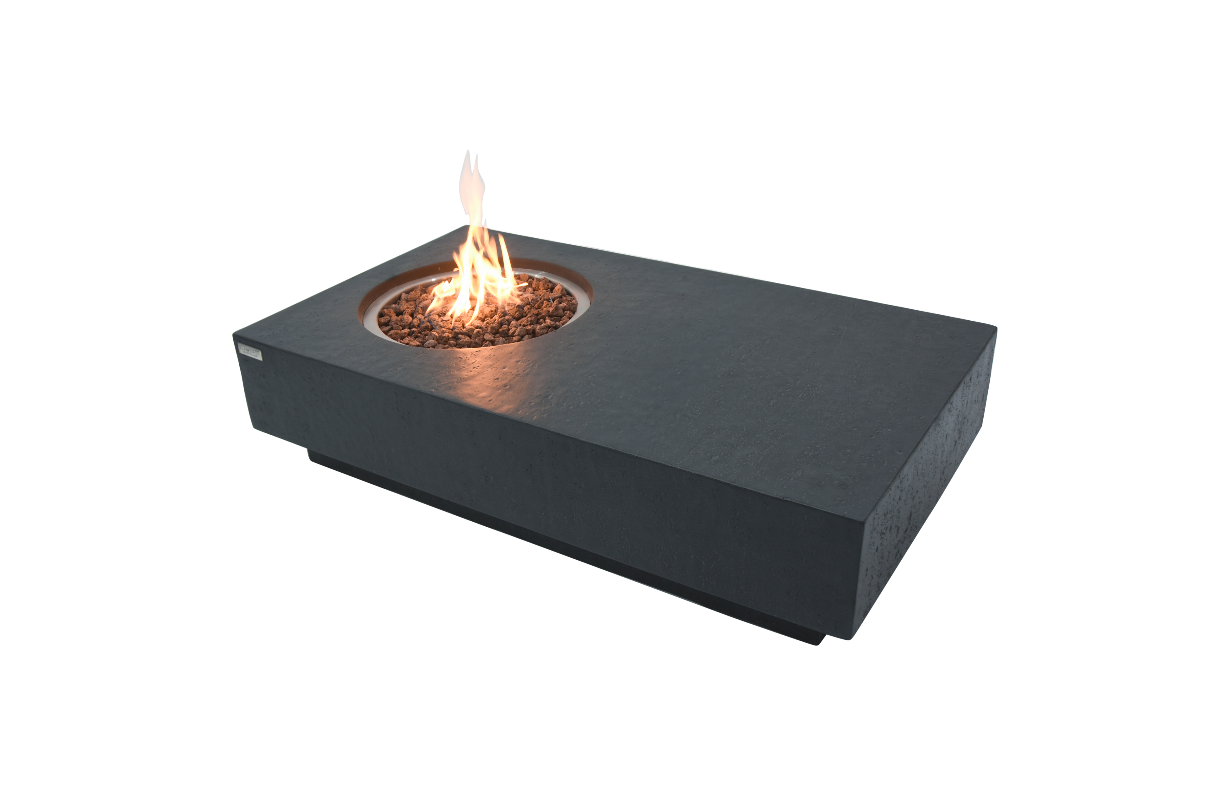 Elementi - Metropolis Fire Table - Dark Gray - Liquid Propane