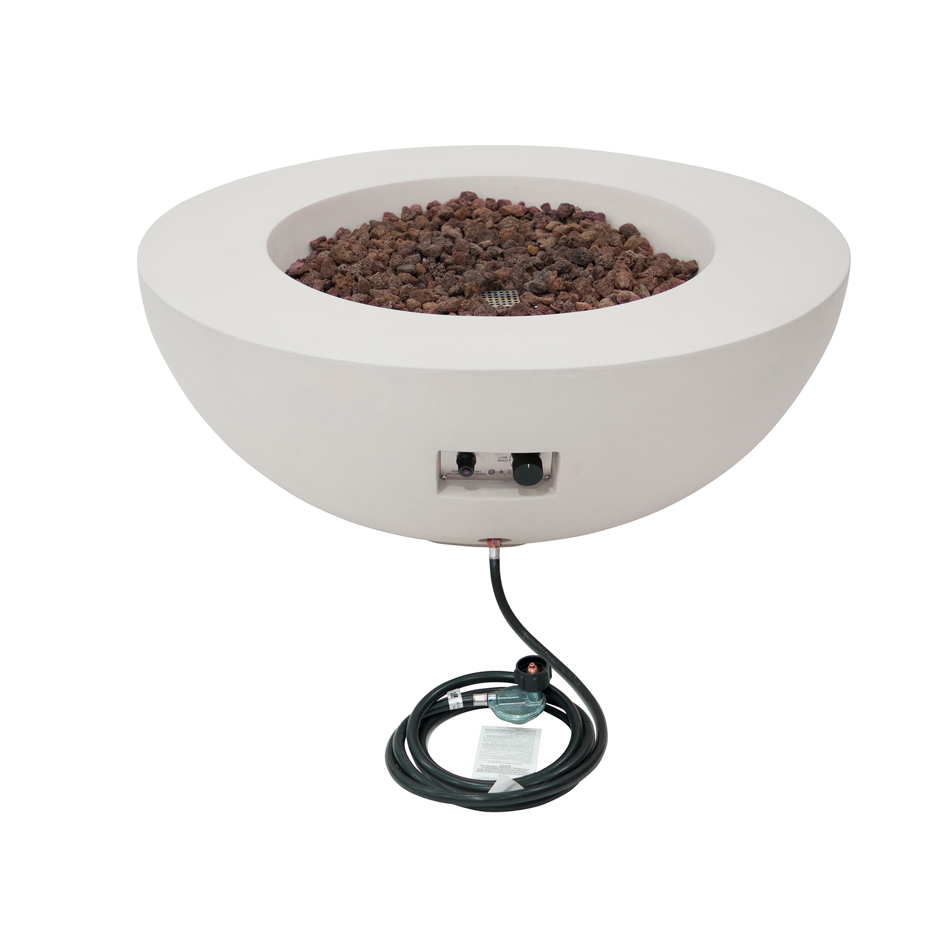 Elementi - Bol lunaire - Blanc crème - Gaz naturel 