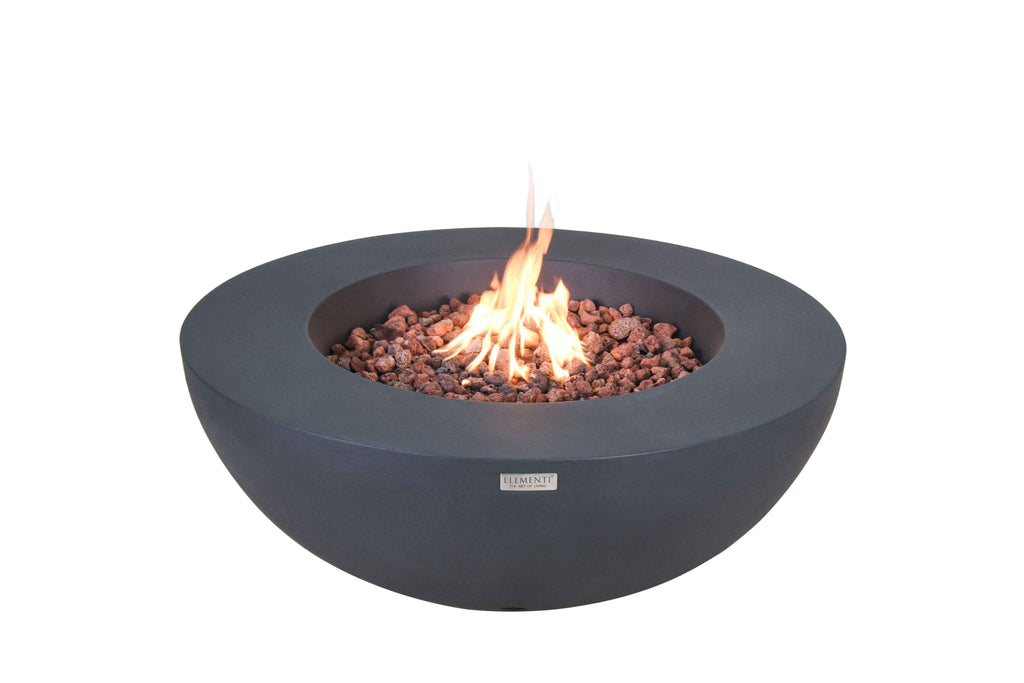 Elementi - Lunar Bowl - Dark Gray - Natural Gas