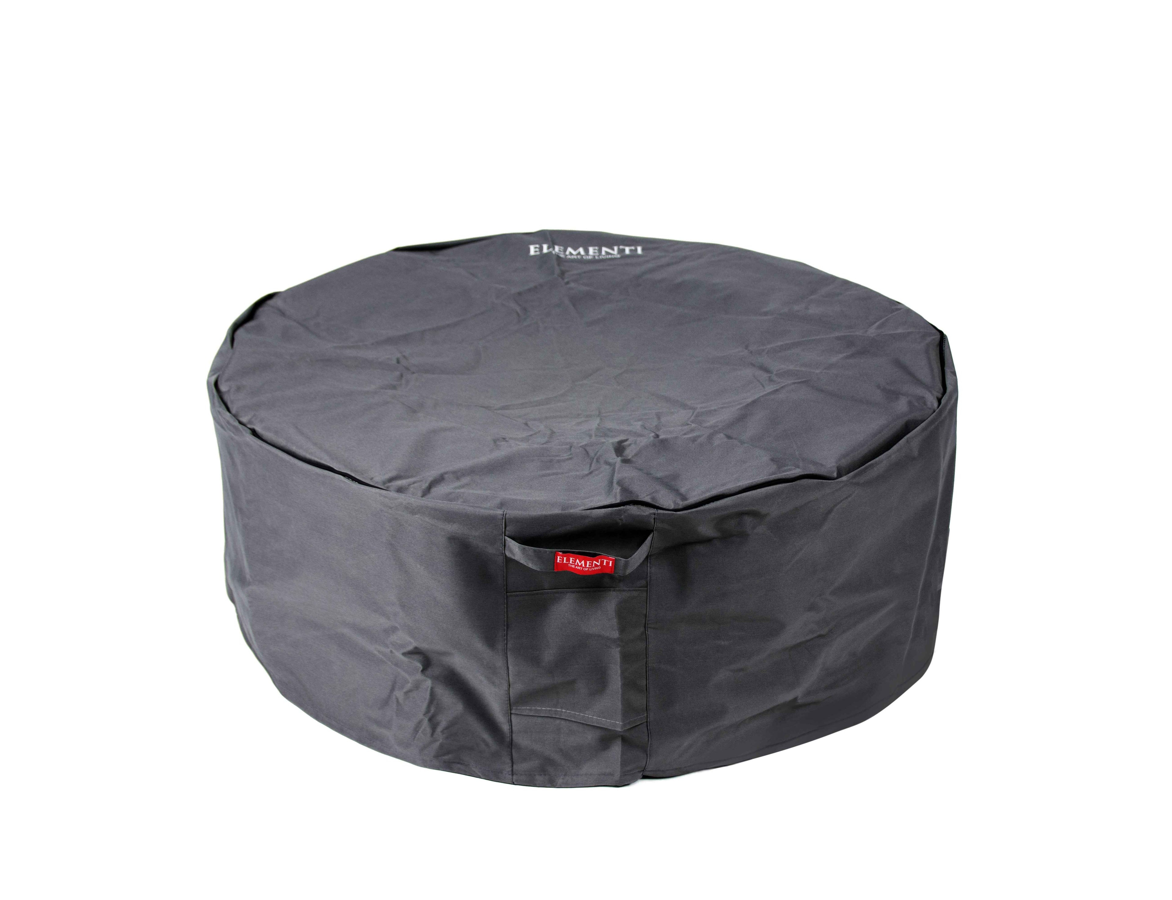 Elementi - Canvas Cover (Oval 44"L x 37"W x 15"H) - Gray - OFG110-CC