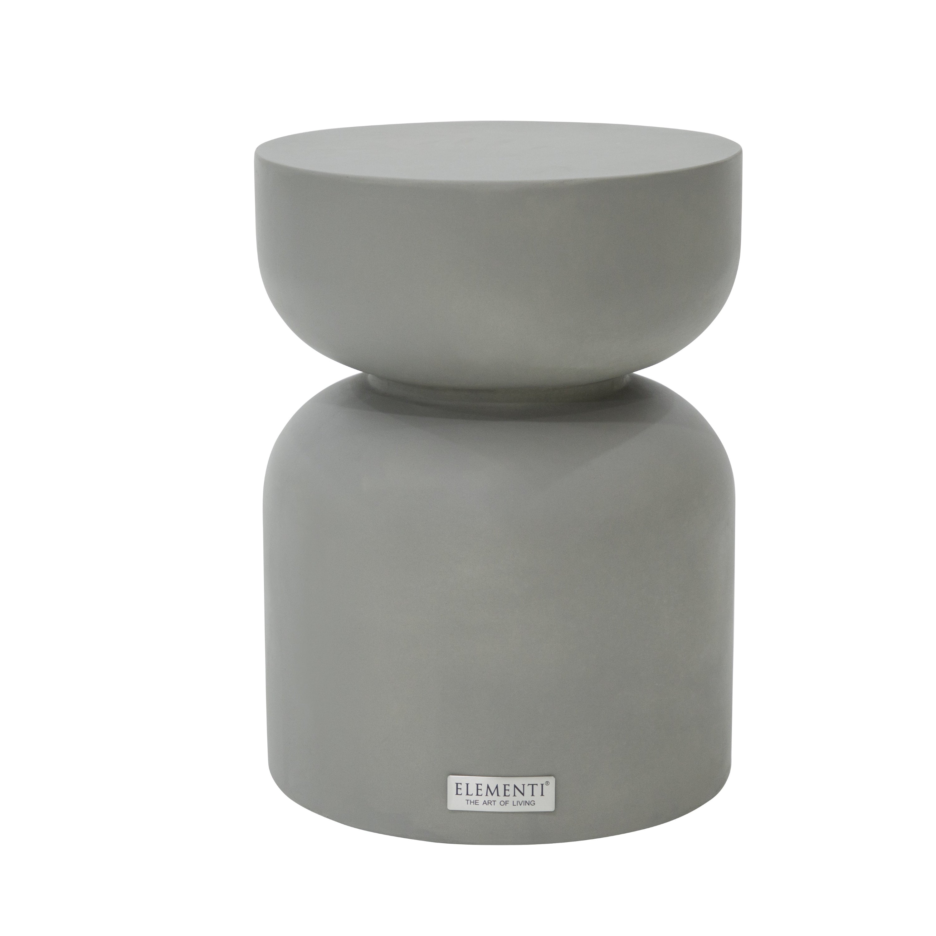 Elementi Home - Chronos Side Table Small - Space Gray