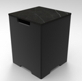 Elementi Plus - Tank Cover - Porcelain Top - Black - Elementi Fires