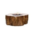 Elementi - Manchester Fire Table - Redwood - Liquid Propane