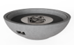 Elementi Plus - Rose Bowl Round Fire Pit - Light Gray - Liquid Propane