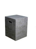 Elementi - Square Tank Cover - Textured Finish - Light Gray