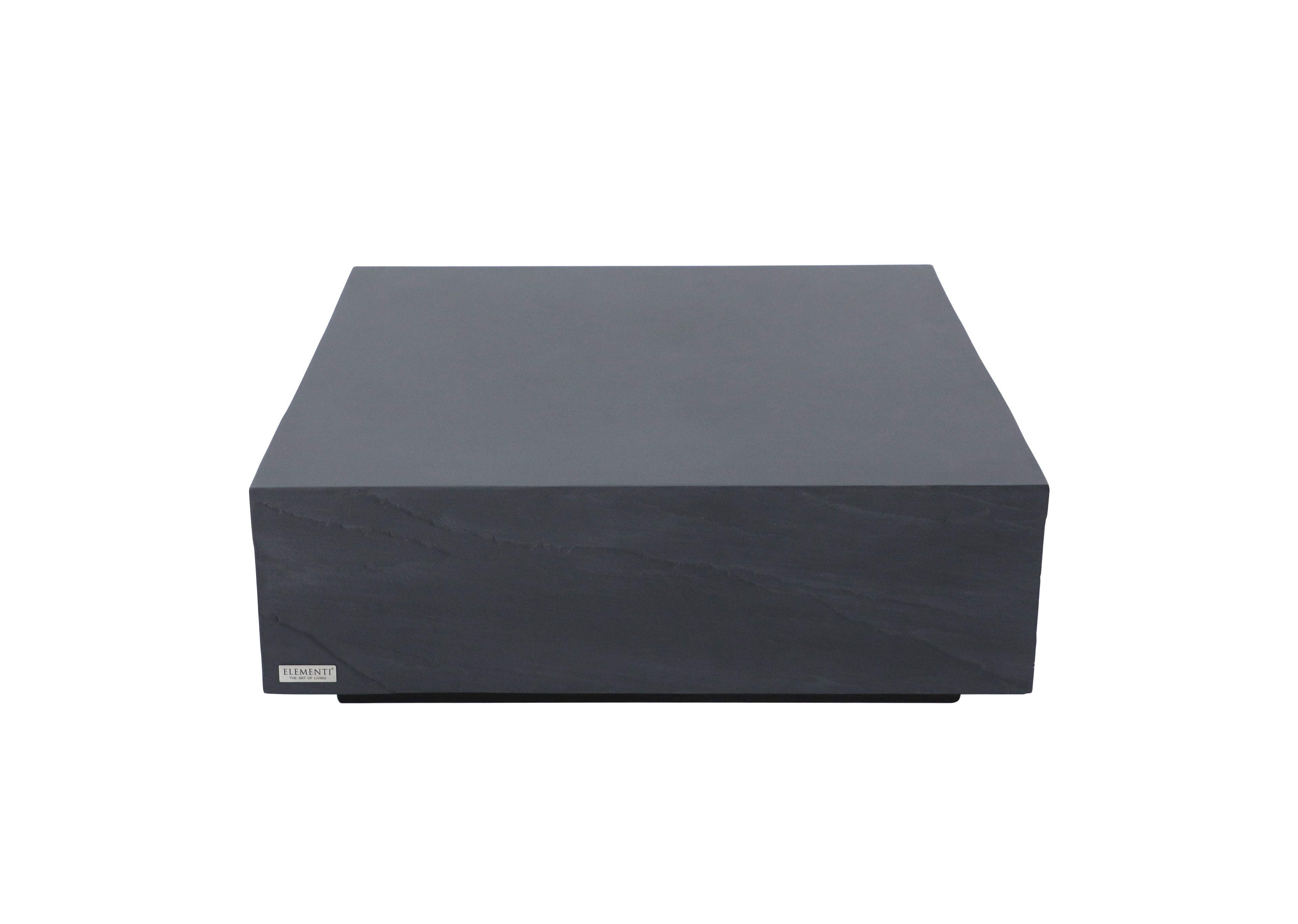 Elementi Home - Colorado Coffee Table - Large Square - Slate Black
