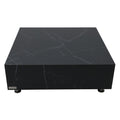 Elementi Home - Sofia Coffee Table - Medium Square - Black