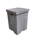 Elementi - Square Tank Cover w/Removable Lid - Textured Finish - Light Gray