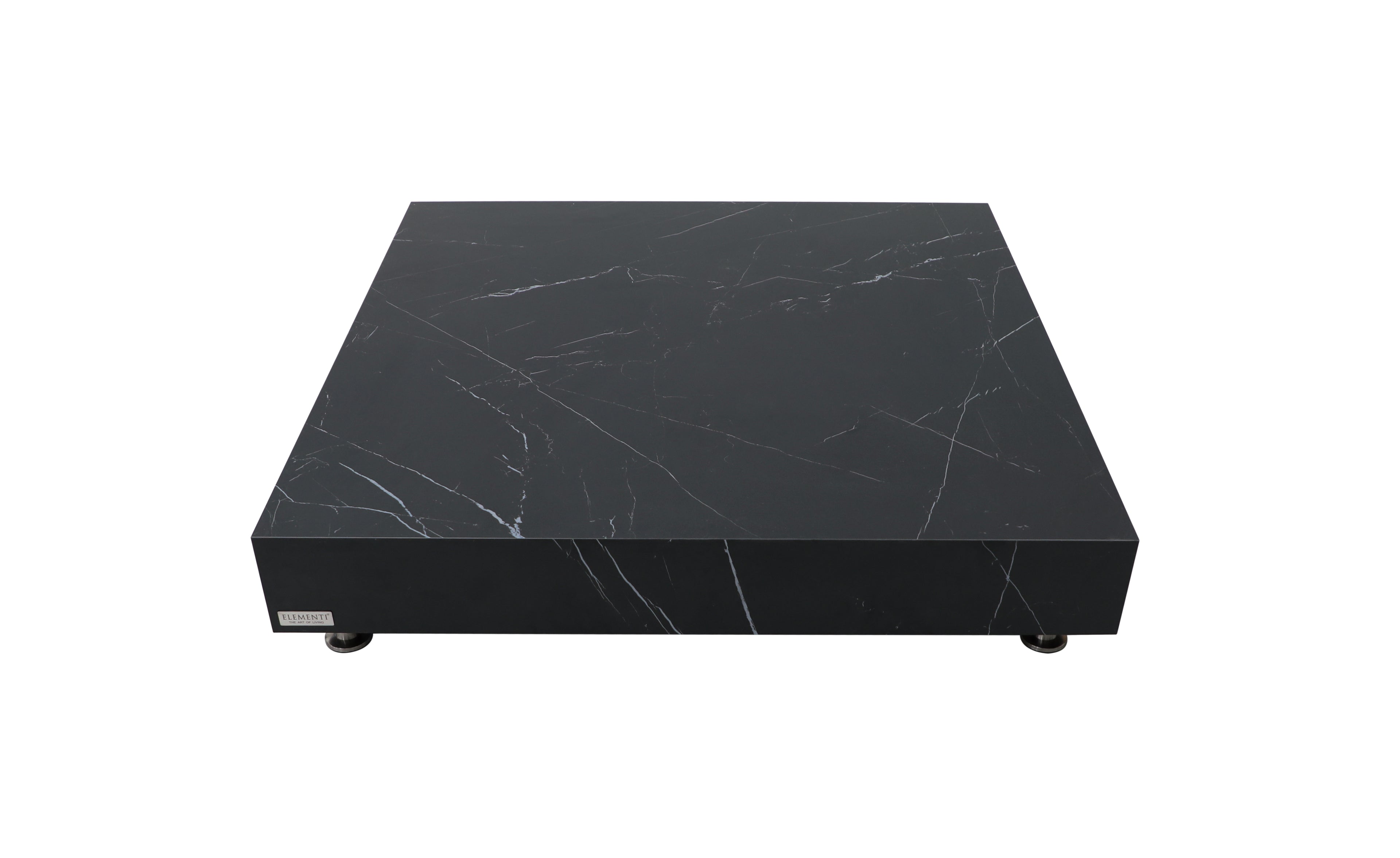Elementi Home - Sofia Coffee Table - Large Square - Black