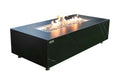 Elementi Plus - Varna Porcelain Fire Table - Black Rectangle - Liquid Propane