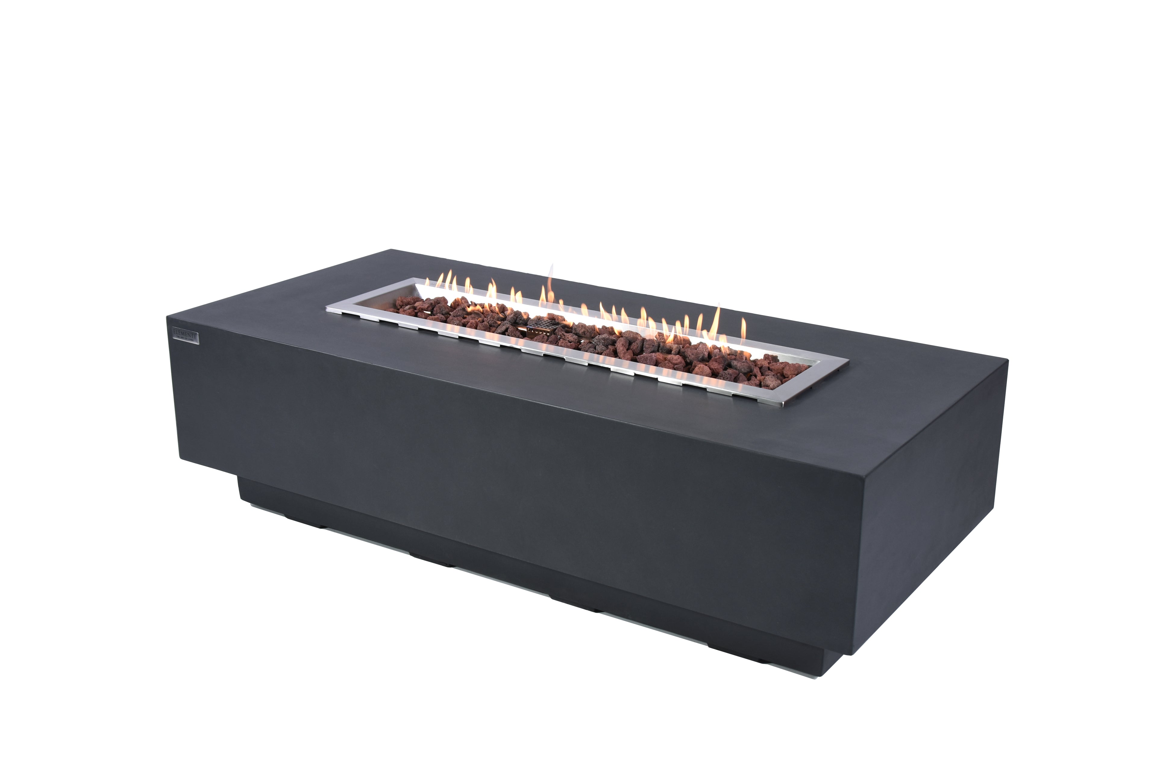 Elementi - Granville Fire Table - Dark Gray - Natural Gas - Elementi Fires