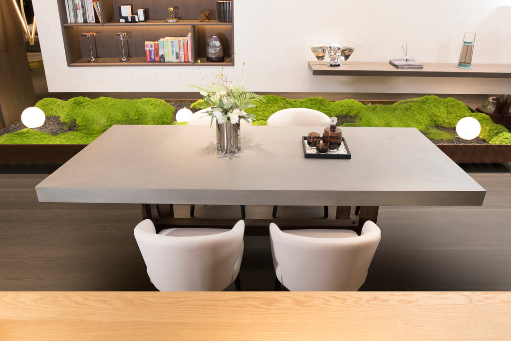 Elementi Home - Malaga Dining Table Rectangle Medium - Light Gray