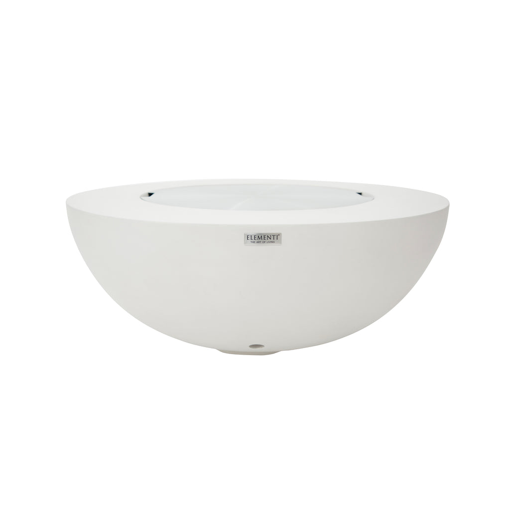 Elementi - Bol lunaire - Blanc crème - Propane liquide 