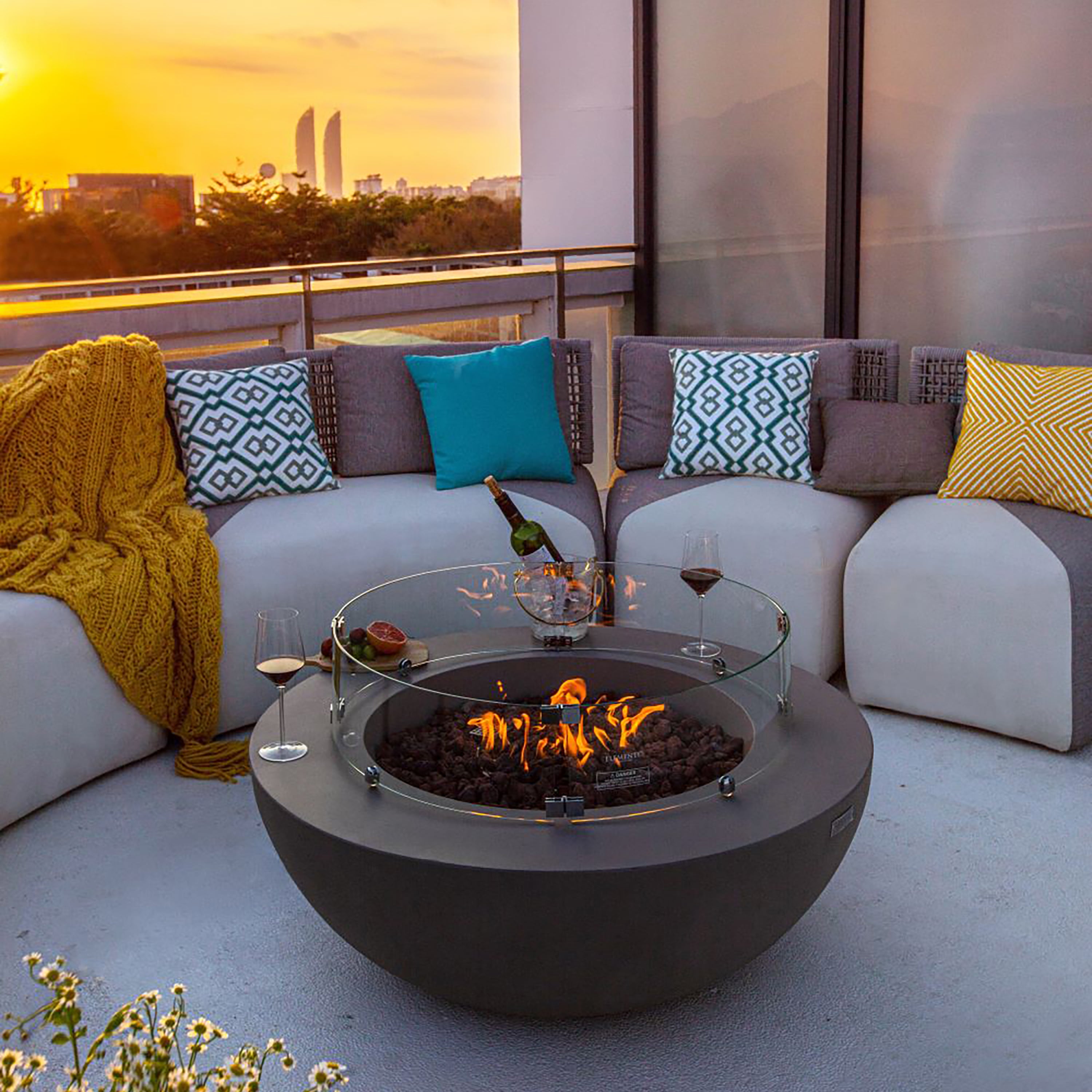 Elementi - Bol lunaire - Gris foncé - Propane liquide 