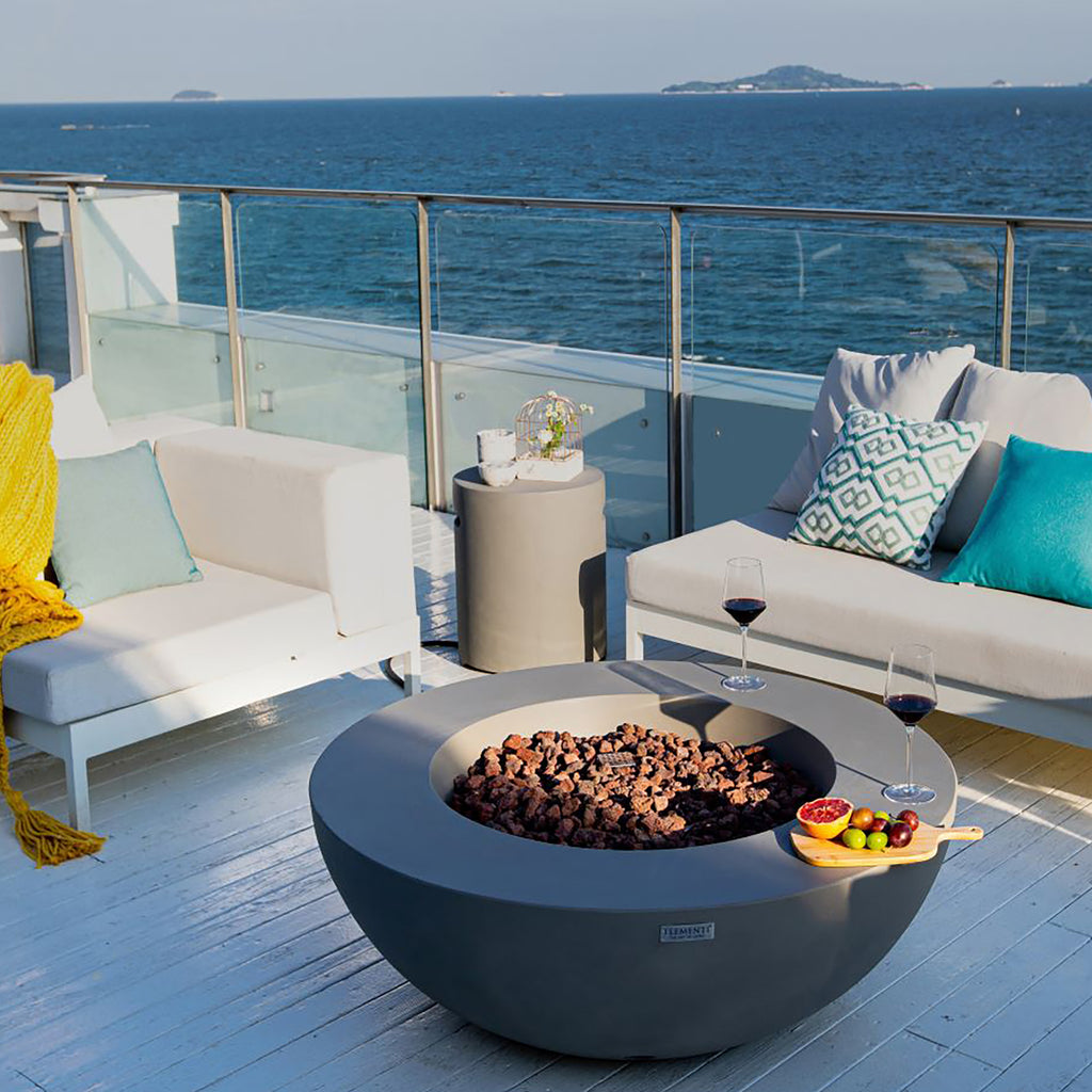 Elementi - Bol lunaire - Gris foncé - Gaz naturel 