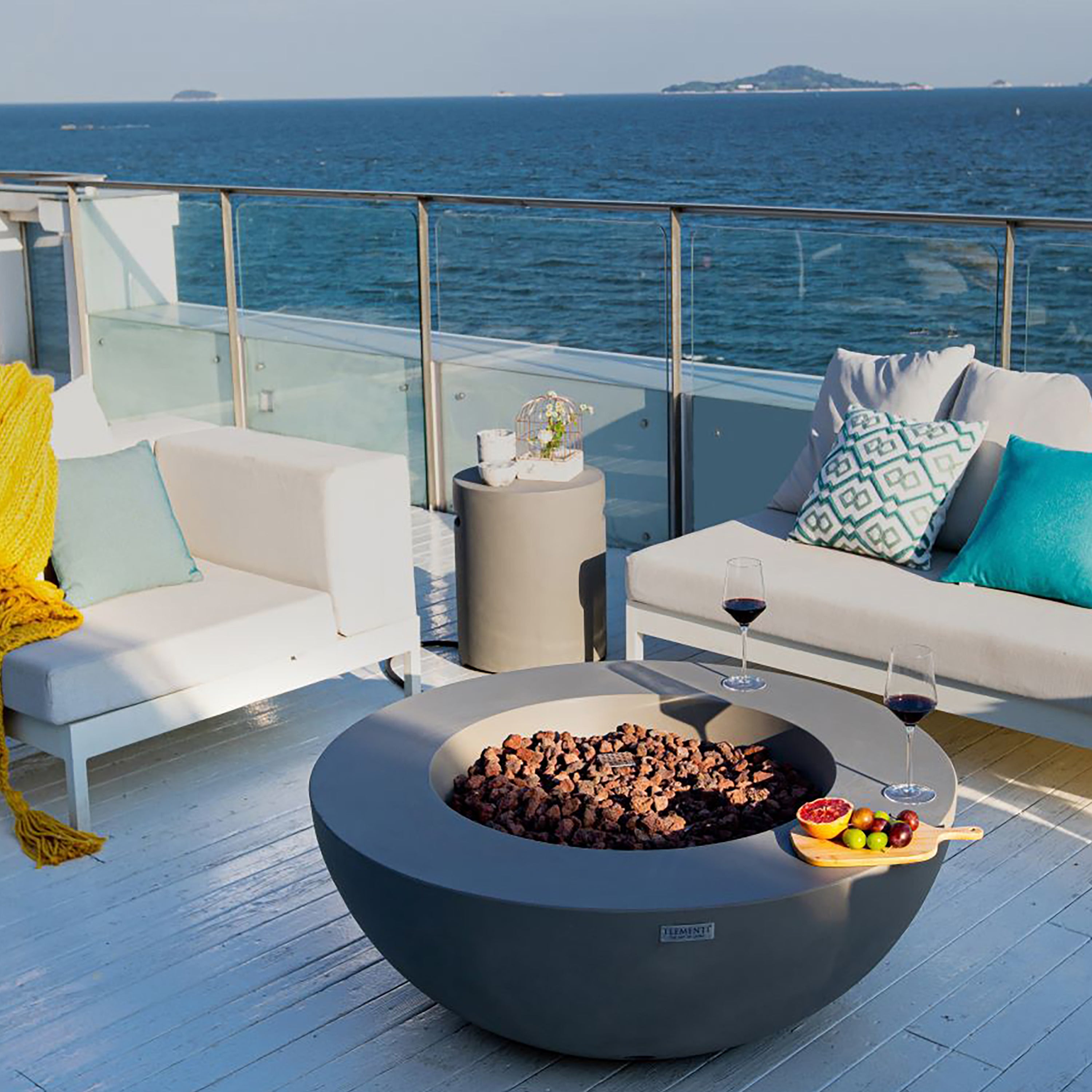 Elementi - Bol lunaire - Gris foncé - Gaz naturel 