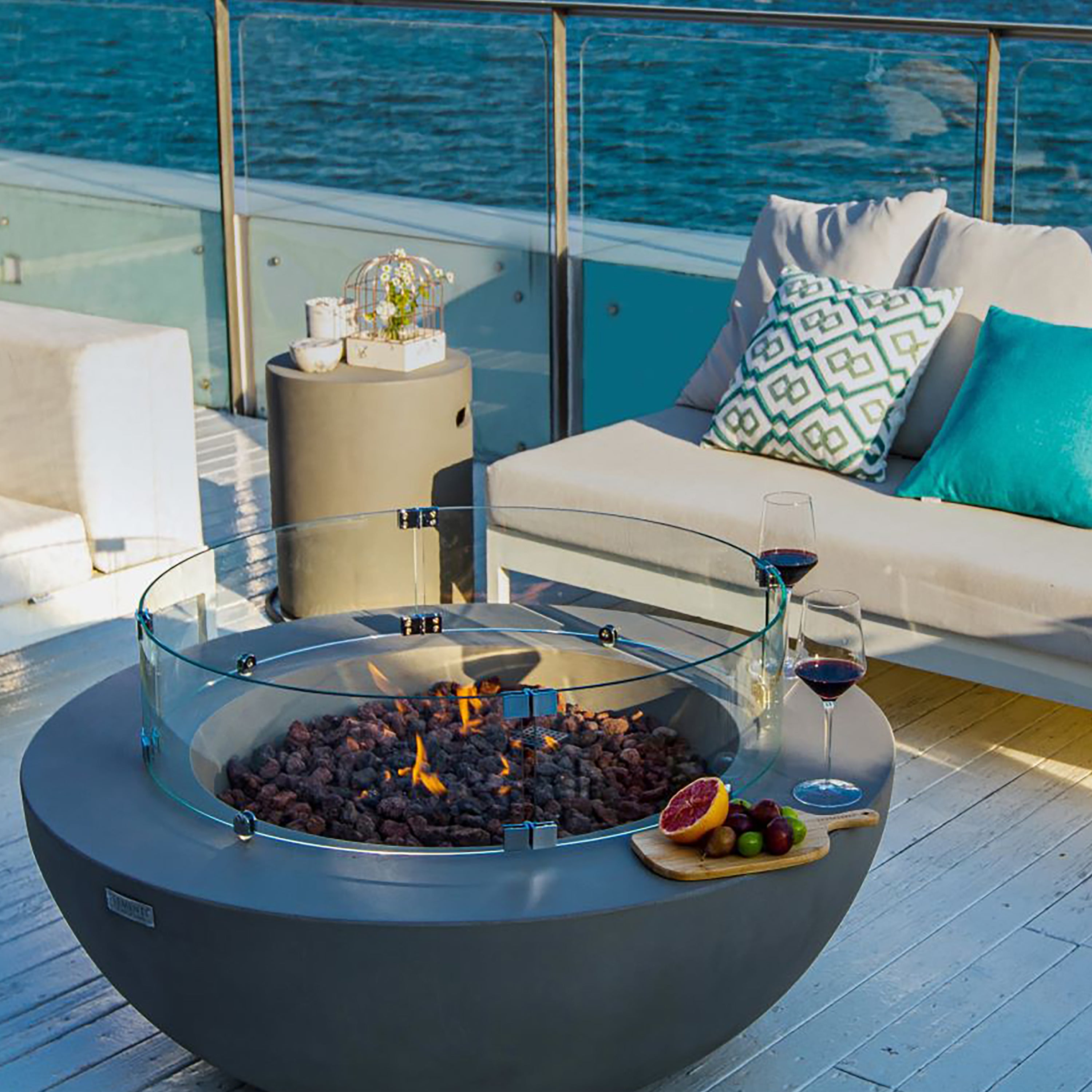 Elementi - Bol lunaire - Gris foncé - Gaz naturel 