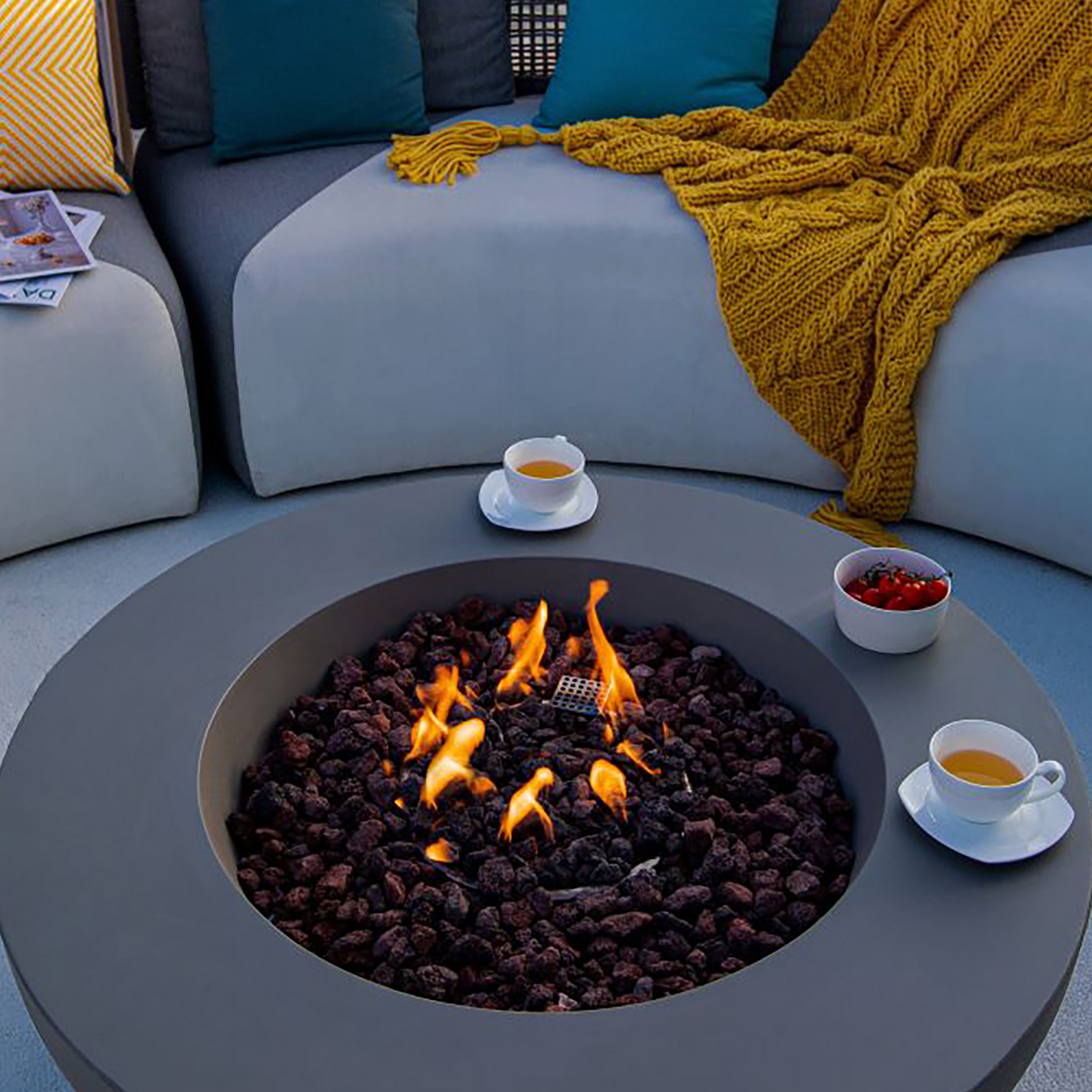 Lunar Bowl - Light Gray - Natural Gas | Elementi Canada – Elementi