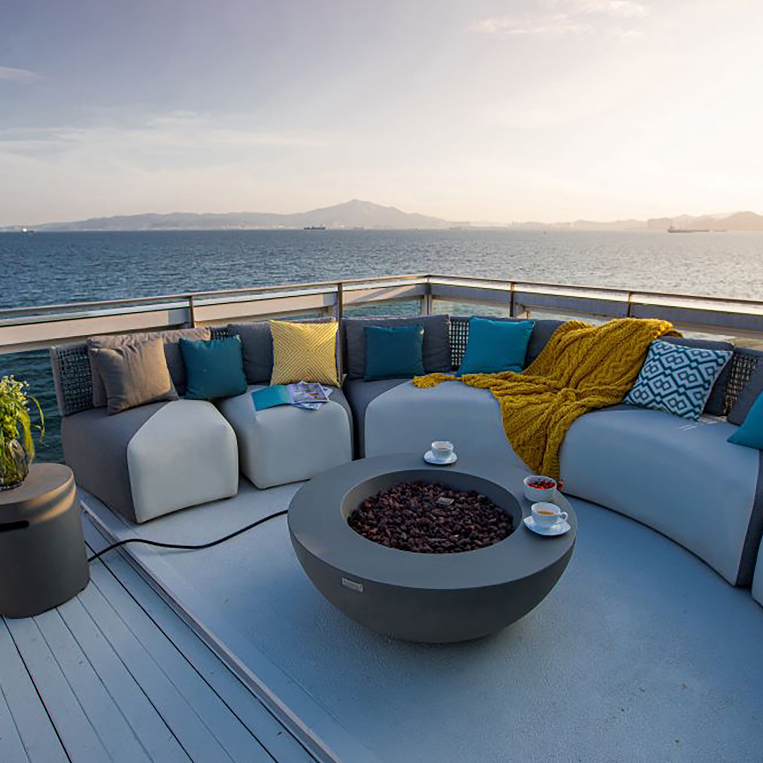 Elementi - Bol lunaire - Gris clair - Gaz naturel 