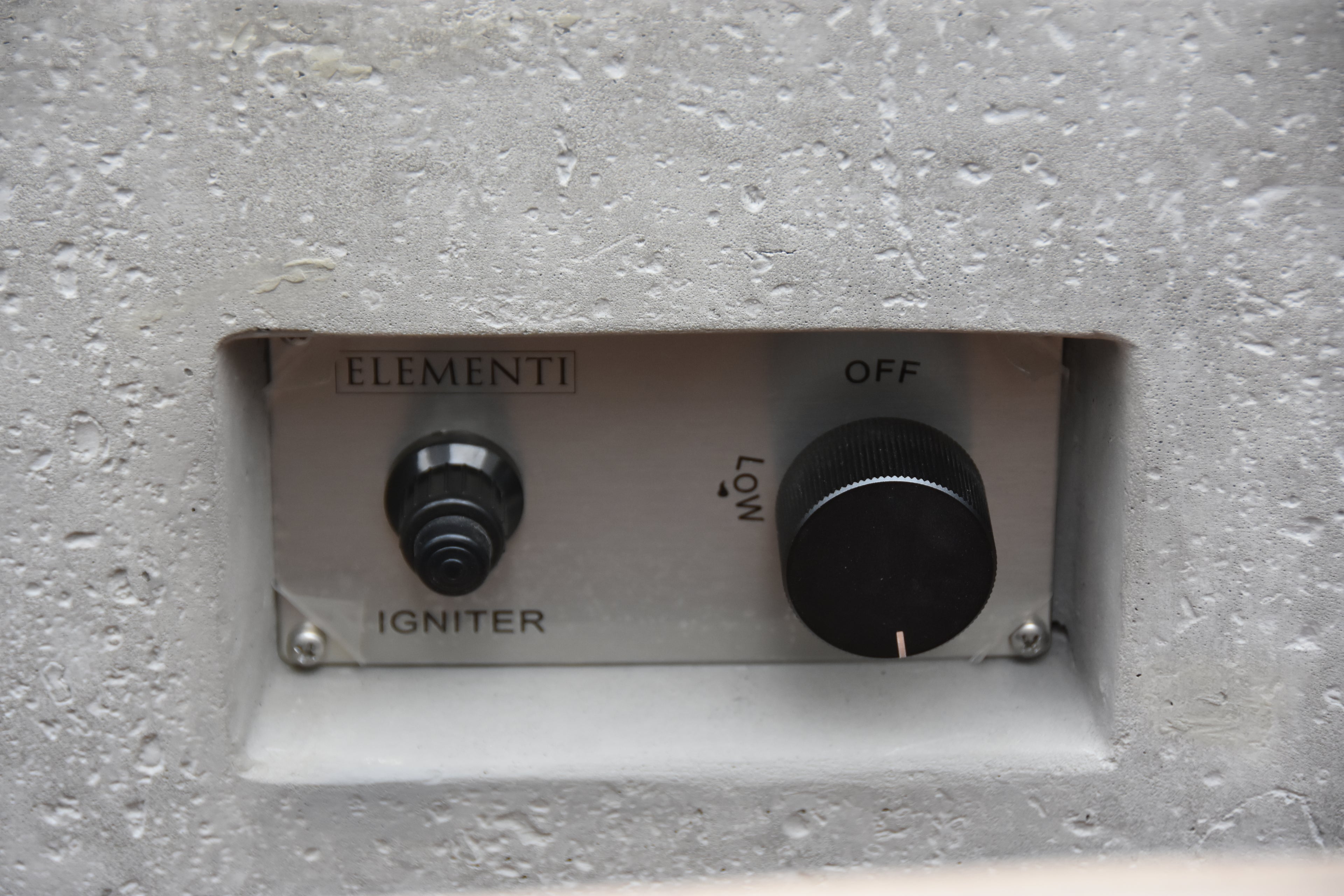 Elementi - Table à feu Metropolis - Gris clair - Gaz naturel 