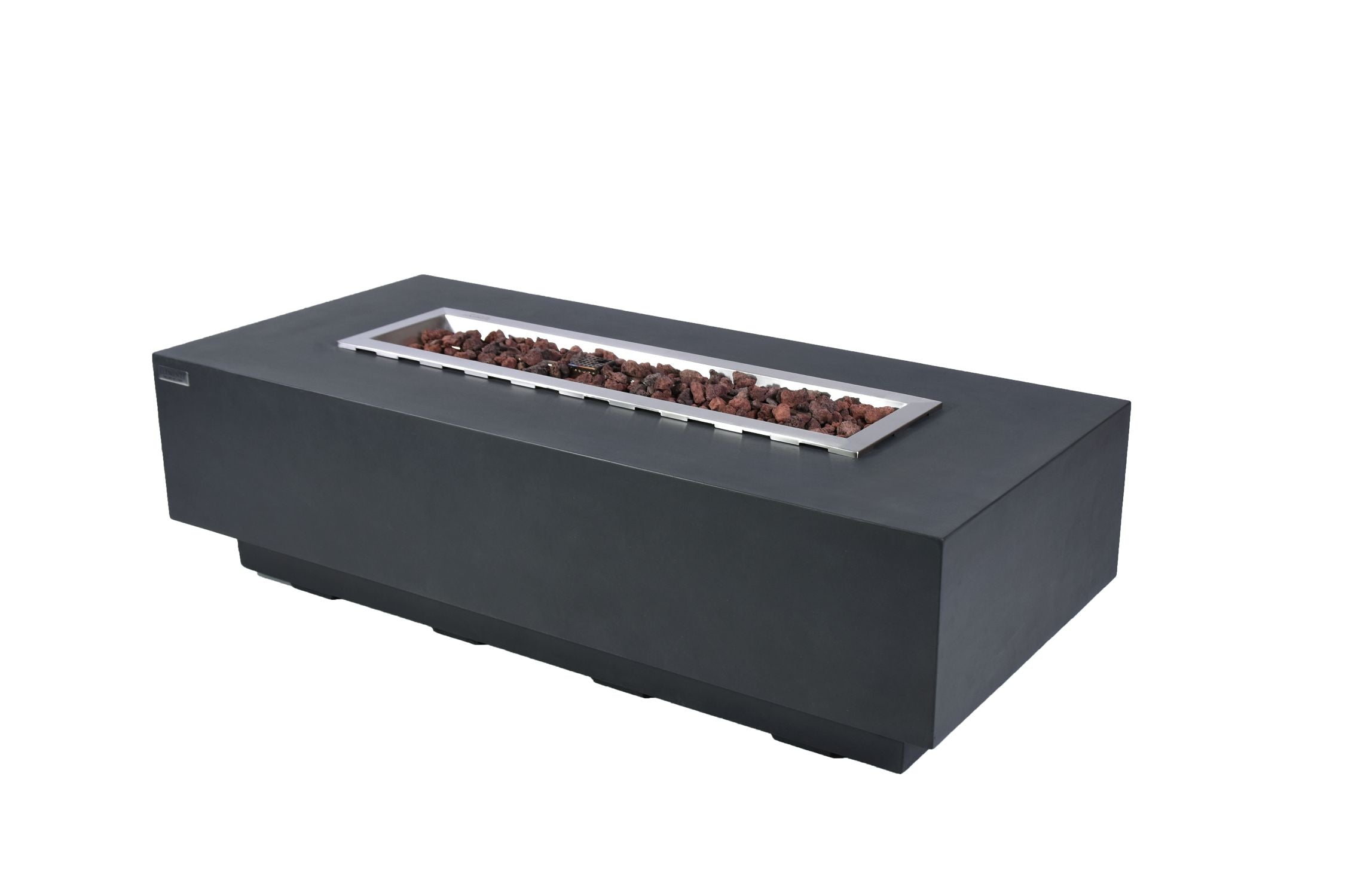 Elementi - Granville Fire Table - Dark Gray - Liquid Propane