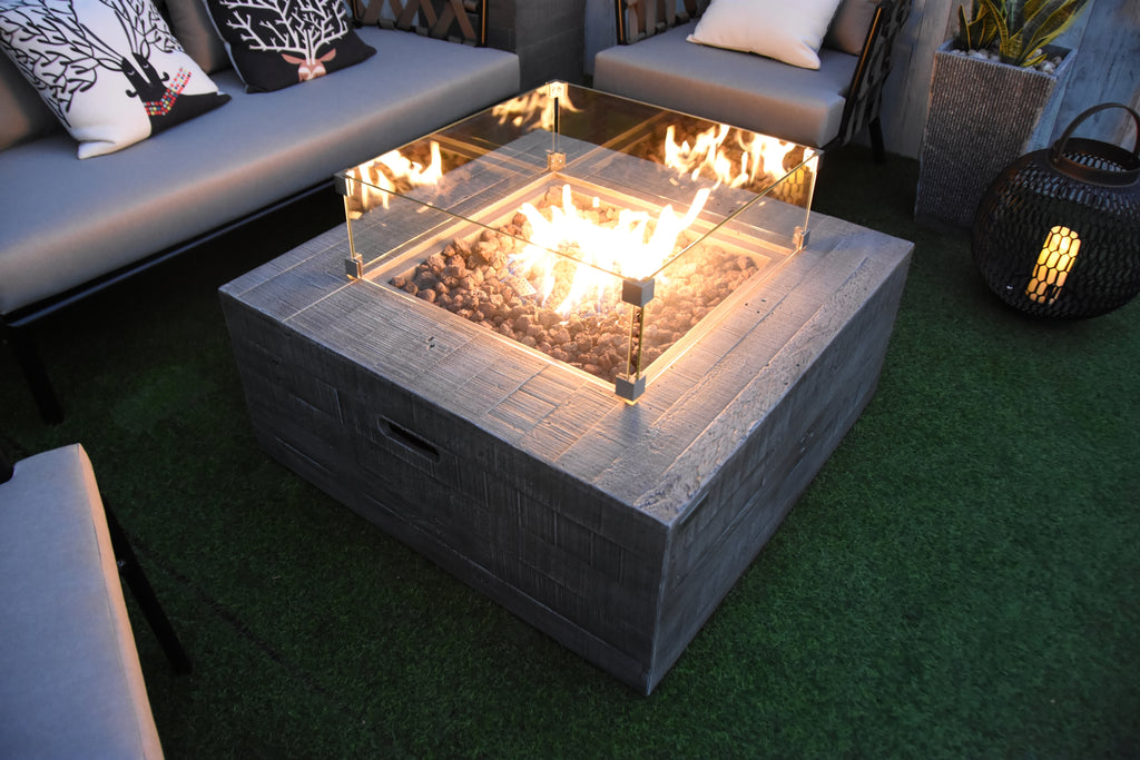 Modeno - Wilton Fire Table Classic Gray - Natural Gas