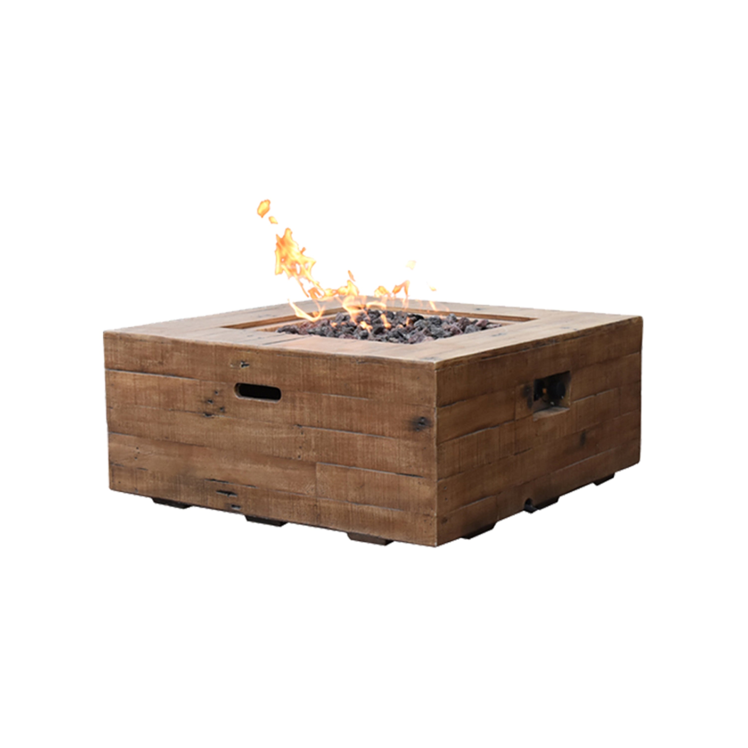 Modeno - Wilton Fire Table Redwood - Liquid Propane