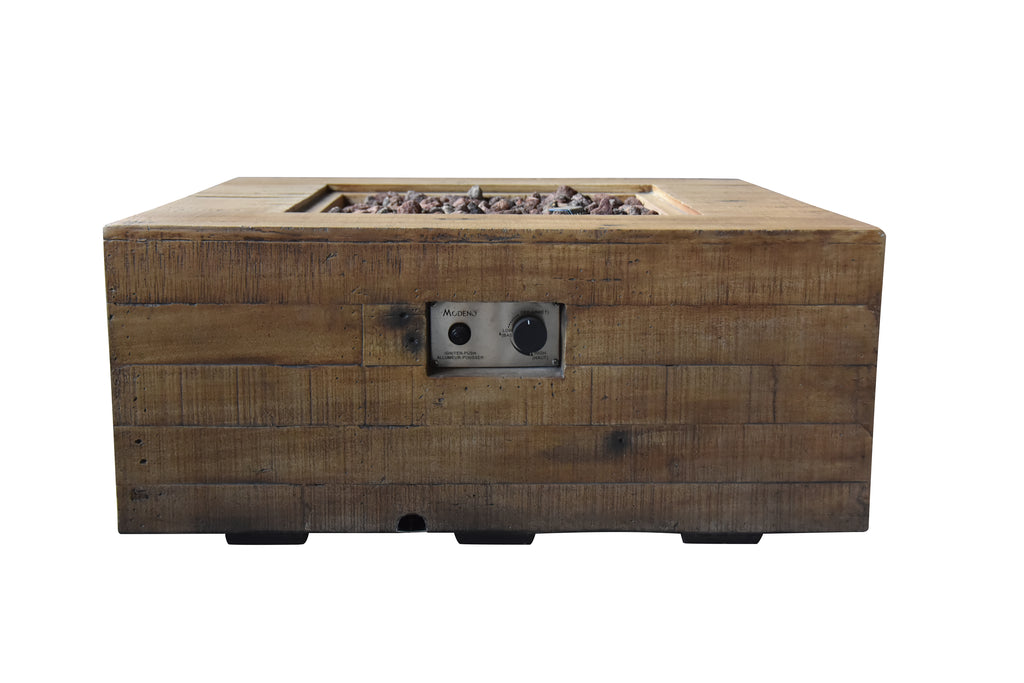 Modeno - Wilton Fire Table Redwood - Natural Gas