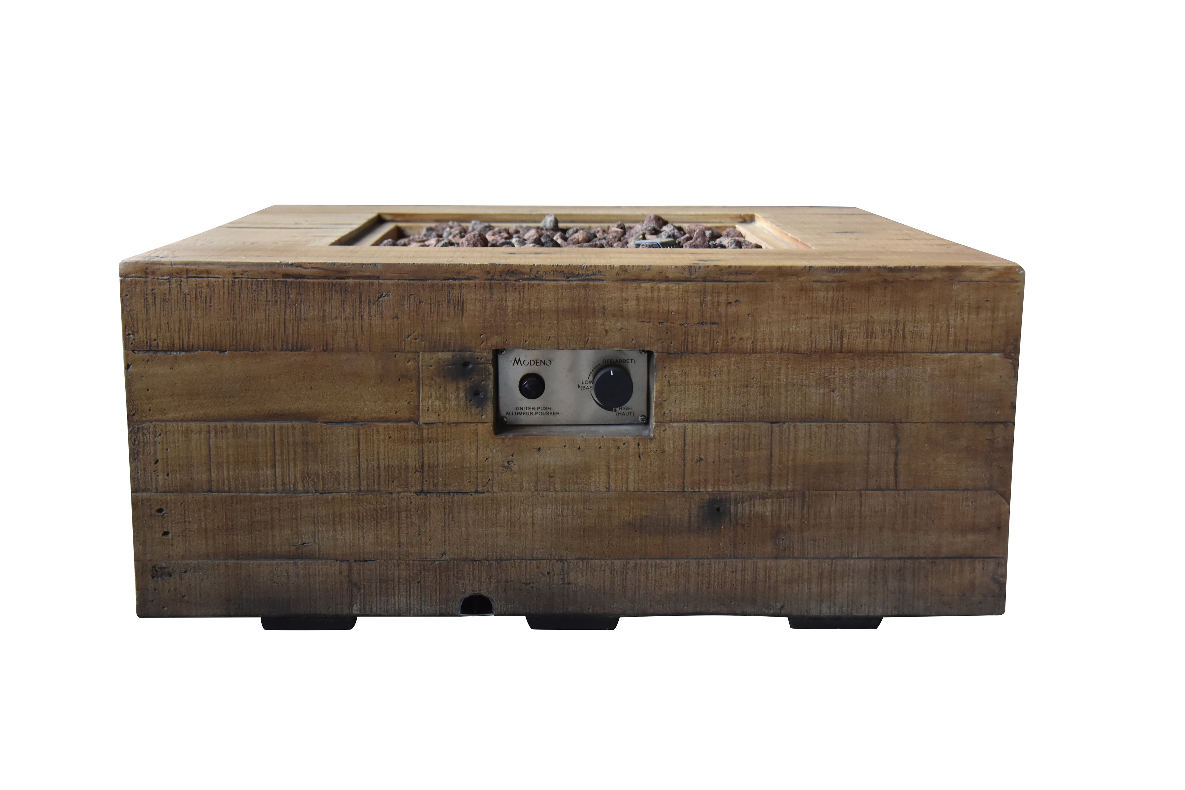 Modeno - Wilton Fire Table Redwood - Natural Gas