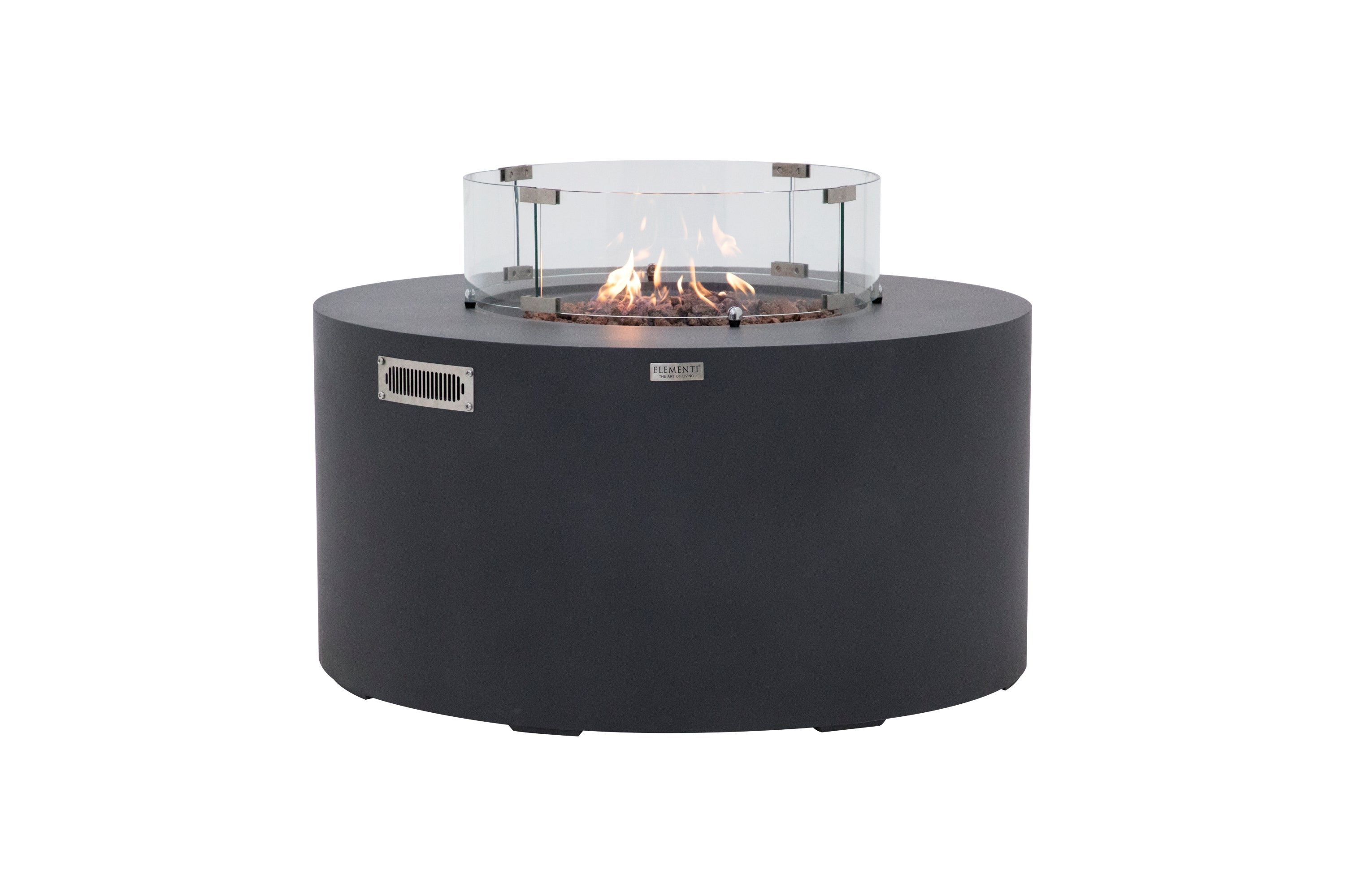 Elementi - Pacaya Fire Table - Dark Gray - Liquid Propane