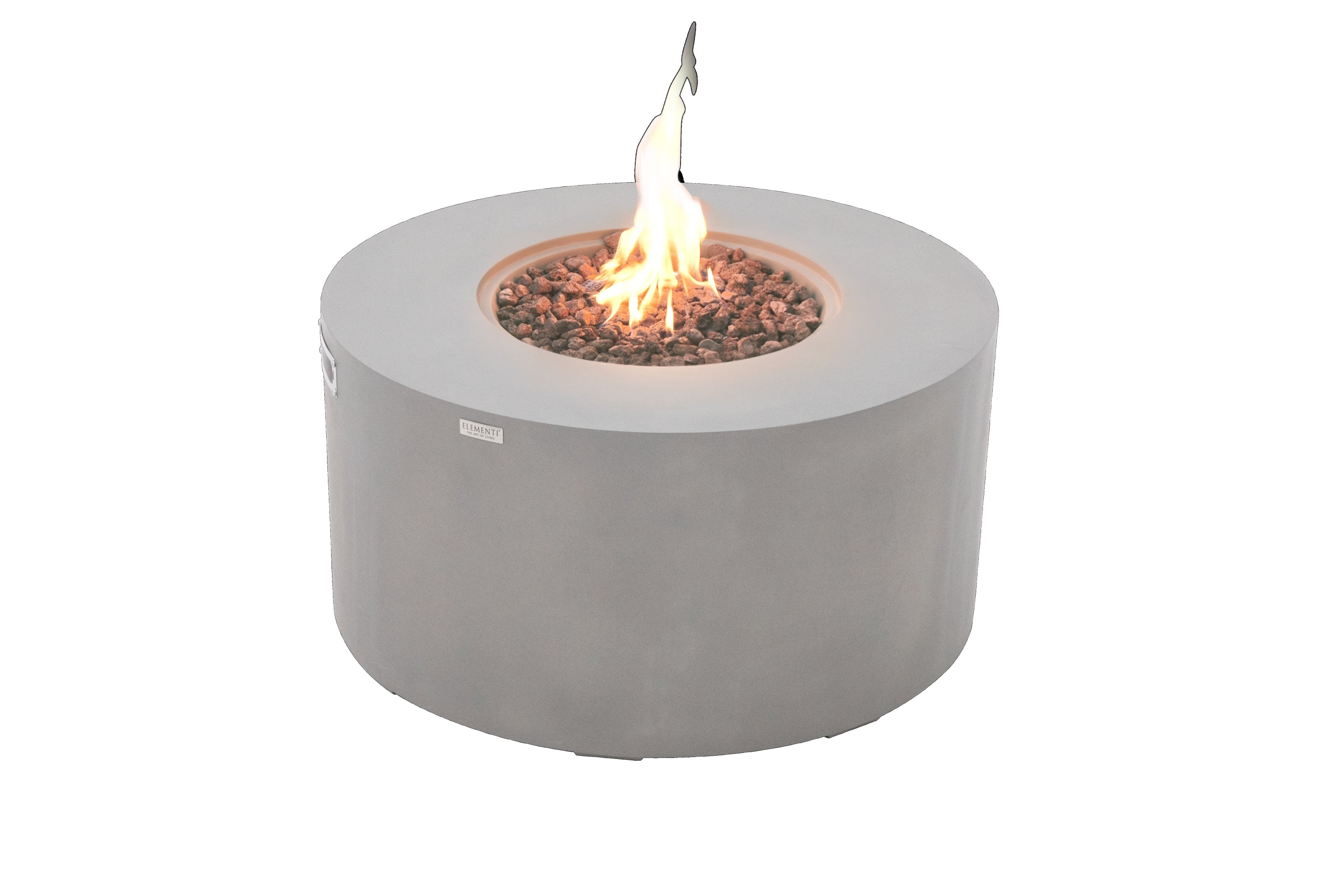 Elementi - Pacaya Fire Table - Light Gray - Liquid Propane