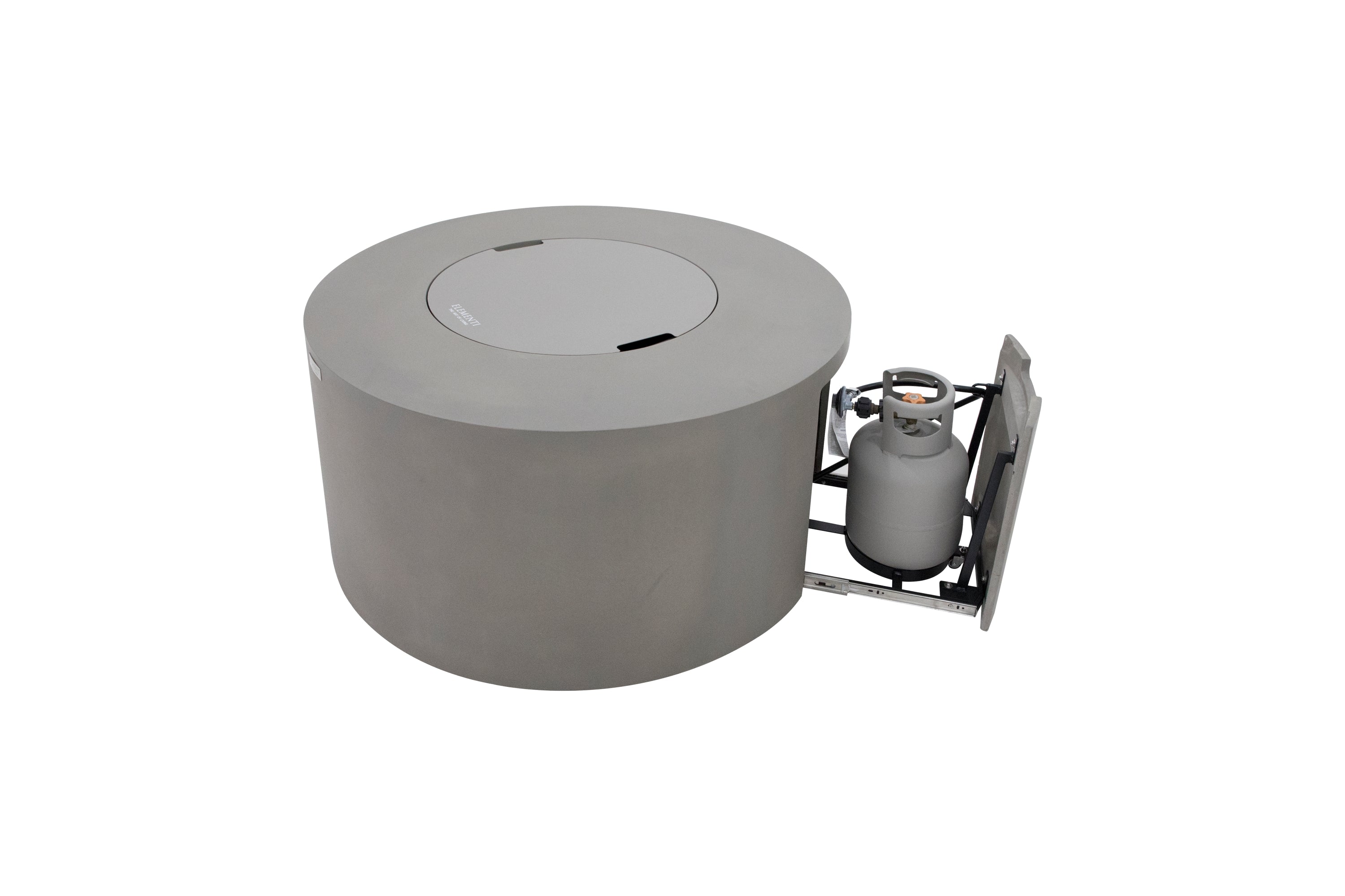 Elementi - Pacaya Fire Table - Light Gray - Liquid Propane