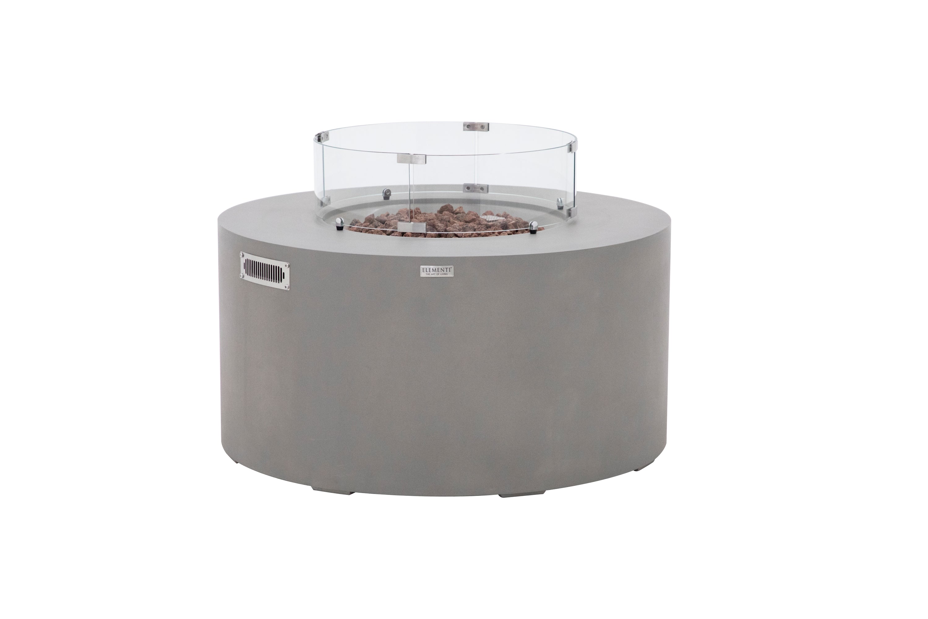 Elementi - Pacaya Fire Table - Light Gray - Liquid Propane