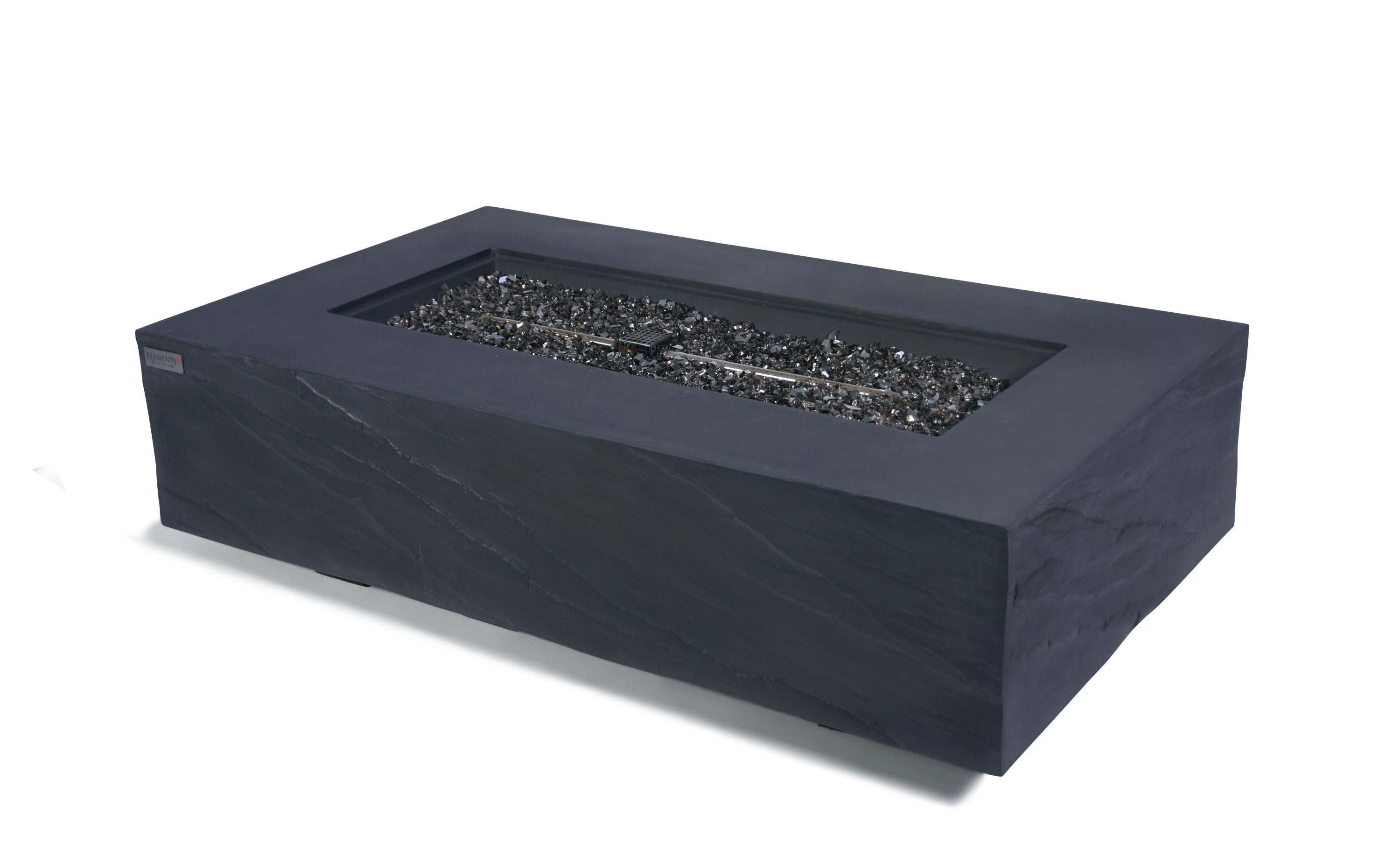 Elementi Plus - Cape Town Fire Table - Slate Black Rectangle - Natural Gas