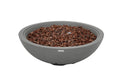 Elementi Plus - Foyer rond Rose Bowl - Gris clair - Propane liquide 