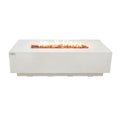 Sarasota Fire Table - Frosted Cream White - Liquid Propane - Main View - Elementi Fires