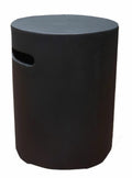 Elementi - Round Tank Cover - Smooth Finish - Dark Gray