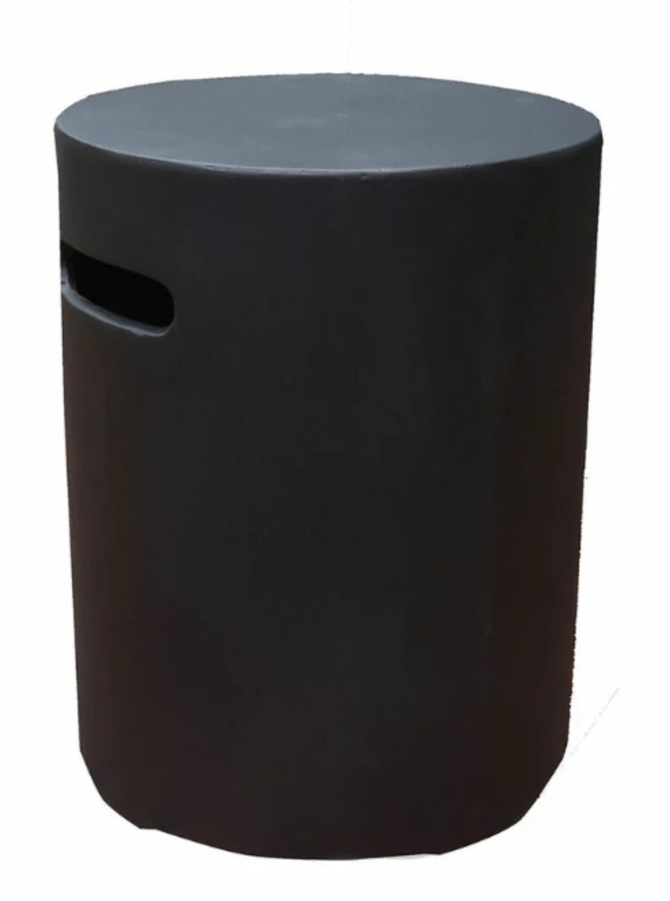 Elementi - Round Tank Cover - Smooth Finish - Dark Gray