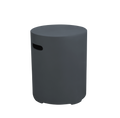 Elementi - Round Tank Cover - Smooth Finish - Dark Gray
