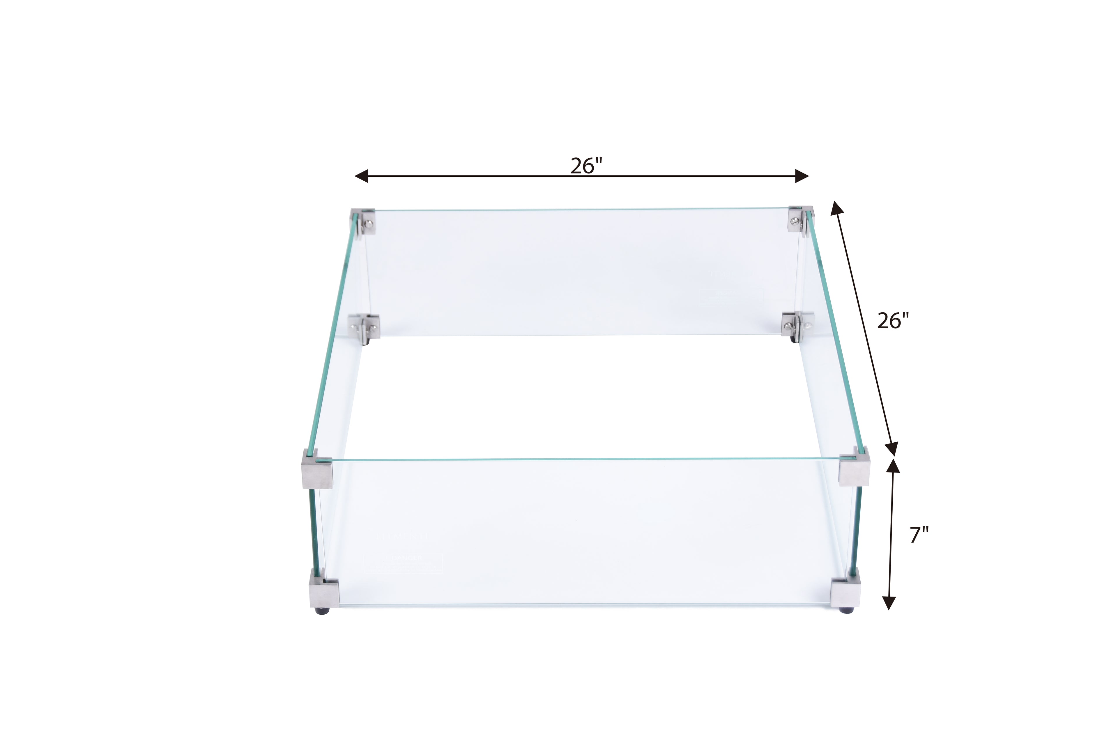Elementi - Windscreen - Square 26" x 26" (OFG310-WS)