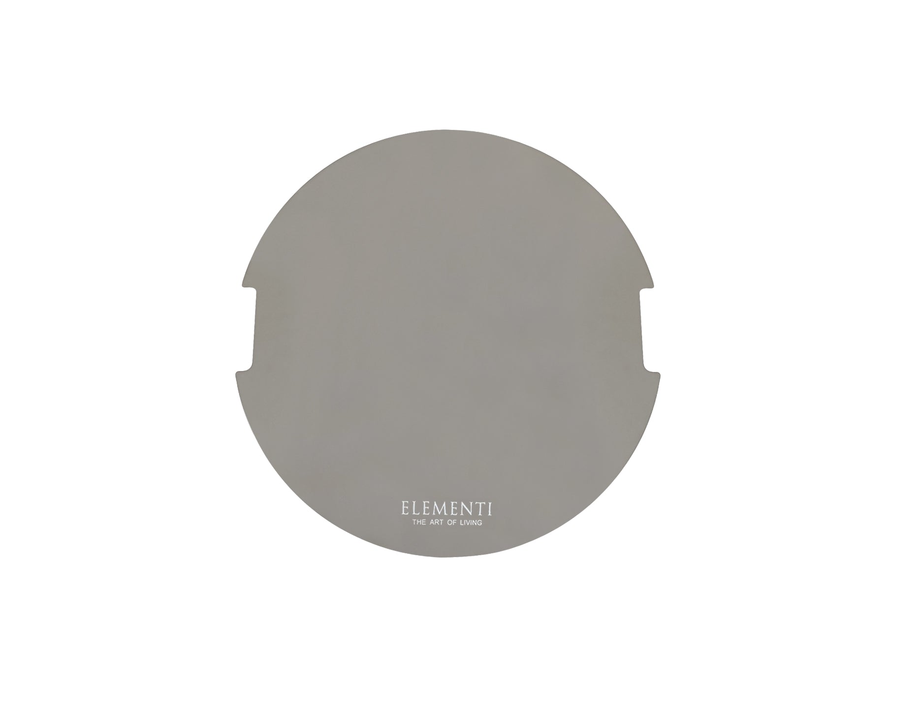 Elementi - Stainless Steel Lid - Round 23.7" Light Gray (OFG311-LG)